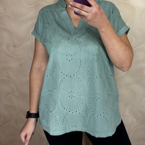 Футболка LeVisha (M-2XL) 26004 green (лето) LeVisha 26004 green