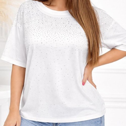 Футболка LeVisha (52-56) 26114 white (лето) LeVisha 26114 white