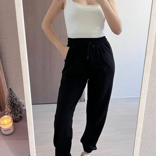 Штаны спорт FSN (44-48) 0011 black (деми) FSN 0011 black