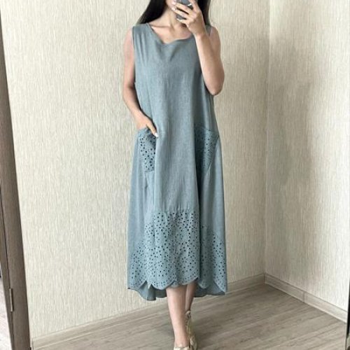 Сарафан FSN (3XL-6XL) 10760 mint (лето) FSN 10760 mint