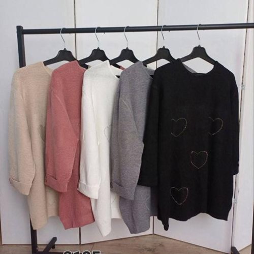 Свитер FSN (52-56) 2185 black (деми) FSN 2185 black