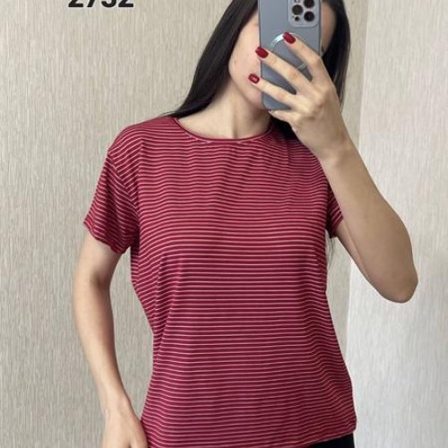 Футболка FSN (46-52) 2732 wine (лето) FSN 2732 wine