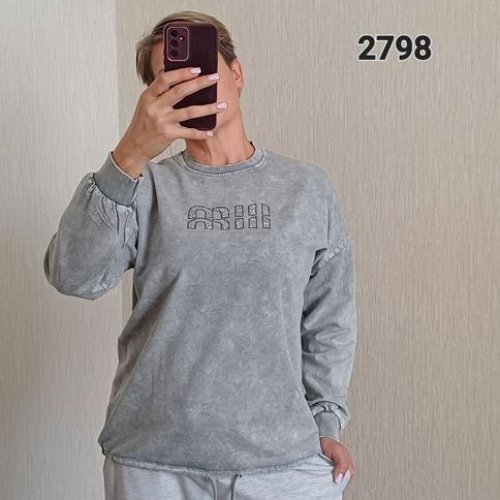 Свитер FSN (48-54) 2798 l.grey (деми) FSN 2798 l.grey