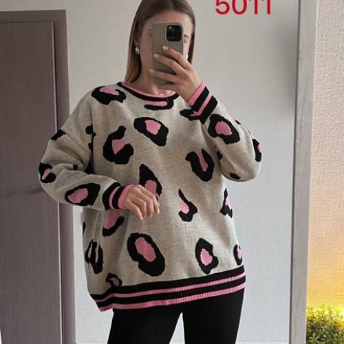 Свитер FSN (42-48) 5011 beige-pink (зима) FSN 5011 beige-pink