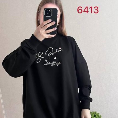 Свитер FSN (48-54) 6413 black (деми) FSN 6413 black