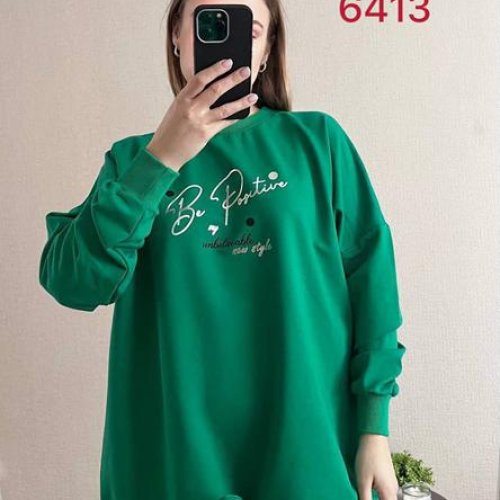 Свитер FSN (48-54) 6413 green (деми) FSN 6413 green