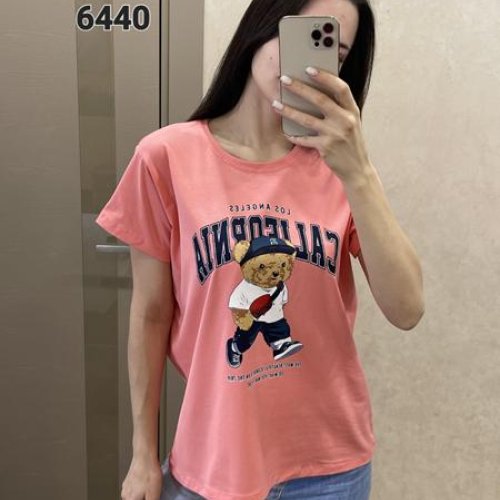 Футболка FSN (46-52) 6440 coral (лето) FSN 6440 coral