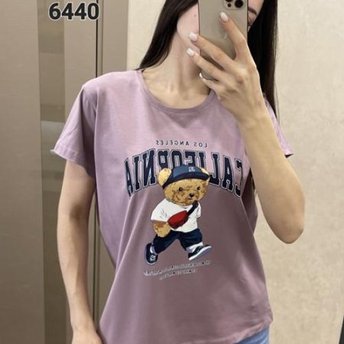 Футболка FSN (46-52) 6440 lilac (лето) FSN 6440 lilac