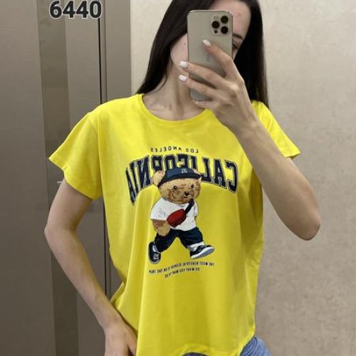 Футболка FSN (46-52) 6440 yellow (лето) FSN 6440 yellow