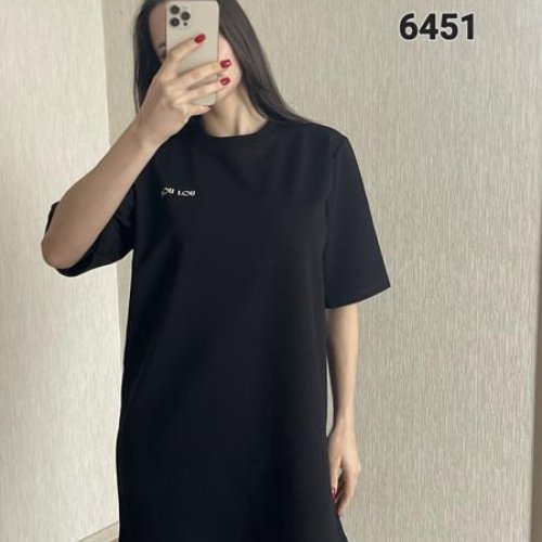 Туника FSN (44-48) 6451 black (лето) FSN 6451 black