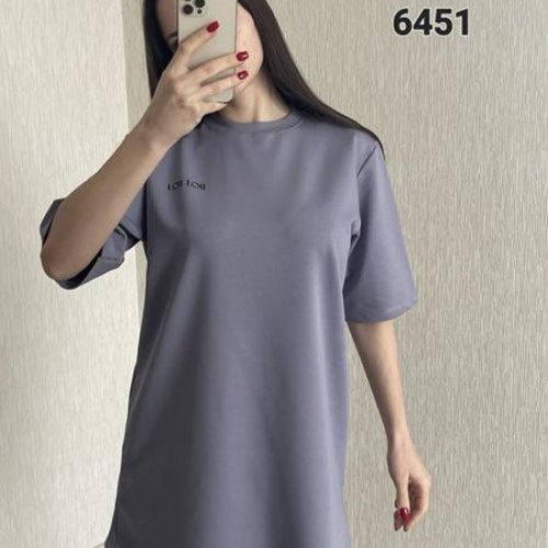 Туника FSN (44-48) 6451 grey (лето) FSN 6451 grey