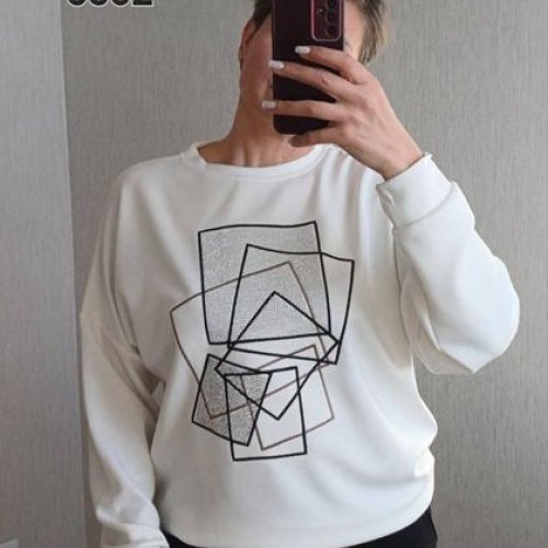 Свитер FSN (52-58) 6502 white (деми) FSN 6502 white