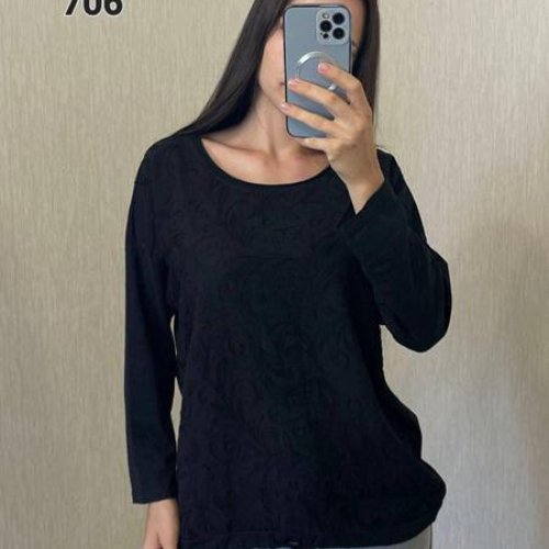 Свитер FSN (48-52) 706 black (деми) FSN 706 black