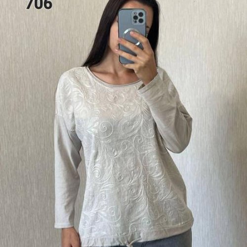 Свитер FSN (48-52) 706 l.grey (деми) FSN 706 l.grey