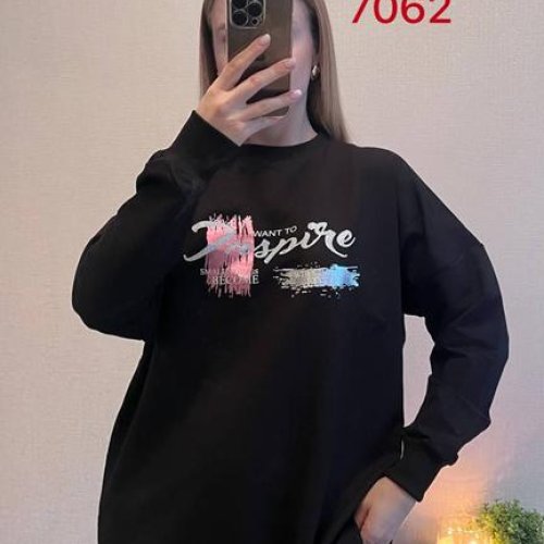 Свитер FSN (46-52) 7062 black (деми) FSN 7062 black