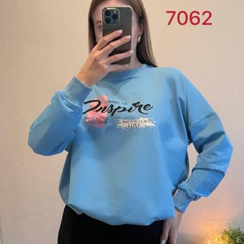 Свитер FSN (46-52) 7062 l.blue (деми) FSN 7062 l.blue