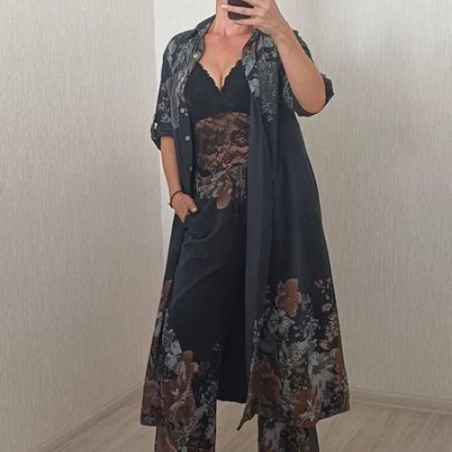 Костюм FSN (48-52) 719 black (деми) FSN 719 black