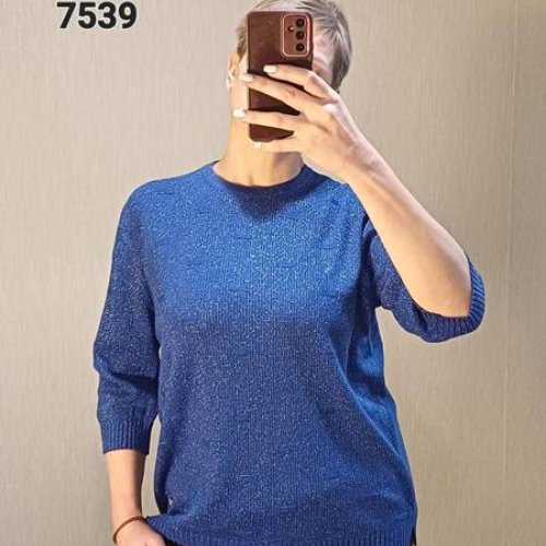 Свитер FSN (50-54) 7539 blue (деми) FSN 7539 blue