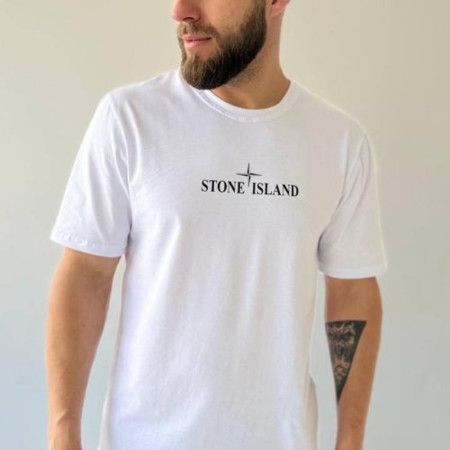 Футболка Madoka (M-3XL) 1257 white (лето) Madoka 1257 white