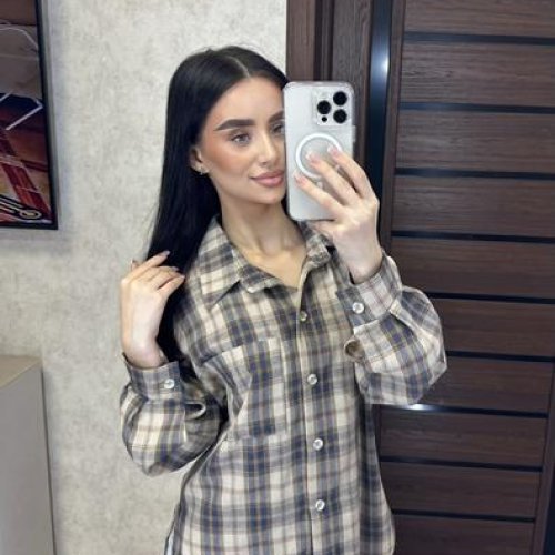 Рубашка Valentina (42-48) 6 beige (деми) Valentina 6 beige