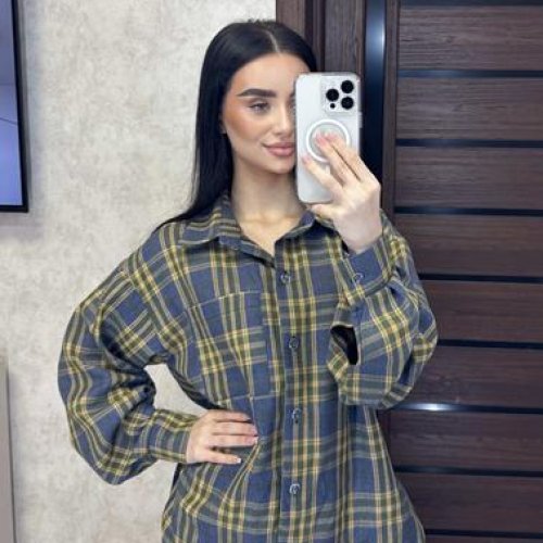 Рубашка Valentina (42-48) 6 blue (деми) Valentina 6 blue