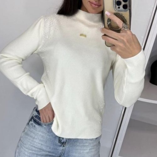 Свитер Lora (42-48) LR1100 white (деми) Lora LR1100 white