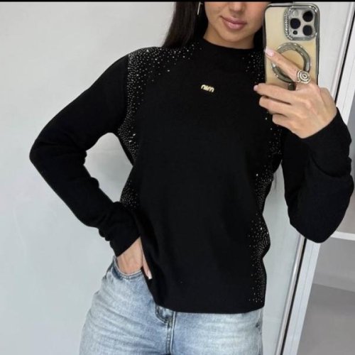 Свитер Lora (42-48) LR1101 black (деми) Lora LR1101 black