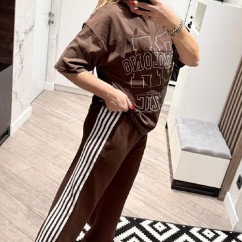 Костюм спорт Lora (one size) LR1115 brown (лето) Lora LR1115 brown