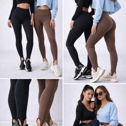 Лосины Lora (M-2XL) LR1130 brown (деми) Lora LR1130 brown