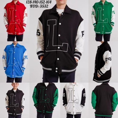 Кофта Meloria (128-164) 3532 green-white (деми) Meloria 3532 green-white