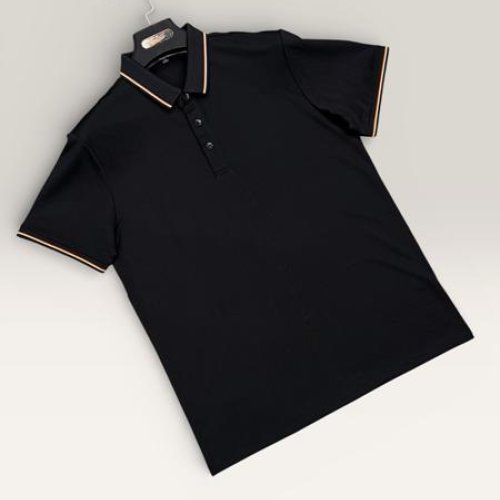 Футболка F.T.H (L-4XL) F821 black (лето) F.T.H F821 black