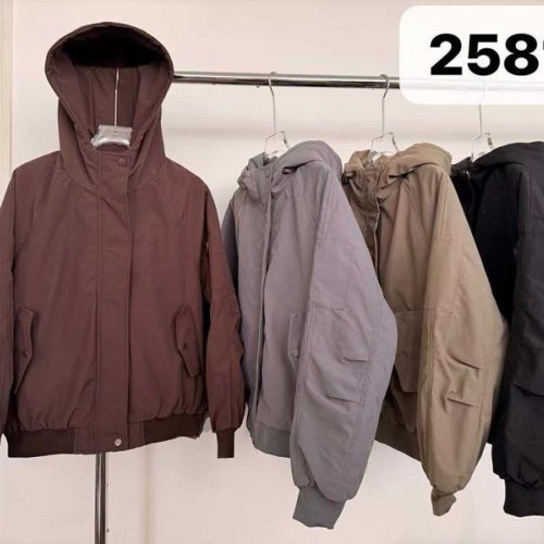 Куртка Oukali (M-XL) 2581 brown (деми) Oukali 2581 brown