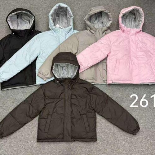 Куртка Oukali (M-2XL) 2619 brown (деми) Oukali 2619 brown