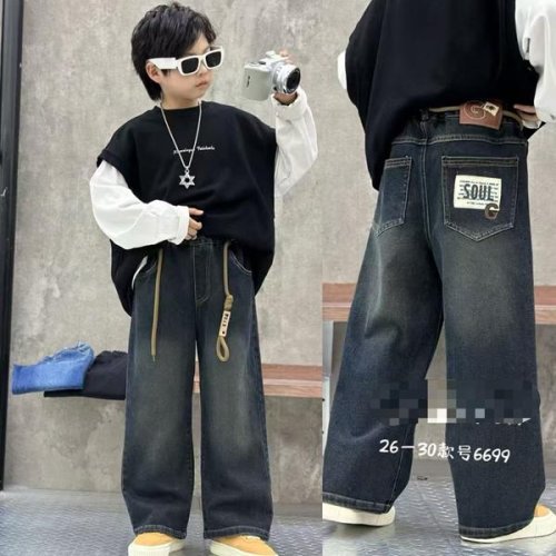 Джинсы Фунтик (8-12) 6699 black (деми) Фунтик 6699 black