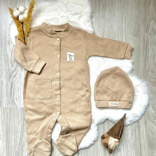 Комбинезон Emir kids (1-2) 1000 beige (деми) Emir kids 1000 beige