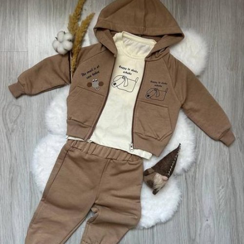 Костюм Emir kids (0.9-2) 1015 brown (деми) Emir kids 1015 brown