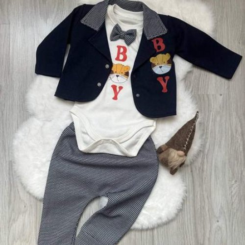 Костюм Emir kids (0.3-1.6) 1022 black (деми) Emir kids 1022 black