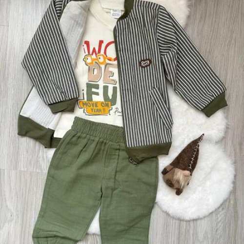 Костюм Emir kids (0.9-1.6) 949 green (деми) Emir kids 949 green