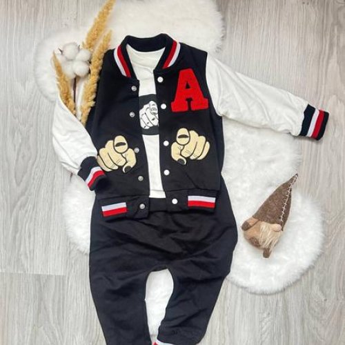 Костюм Emir kids (0.6-1.6) 958 black (деми) Emir kids 958 black
