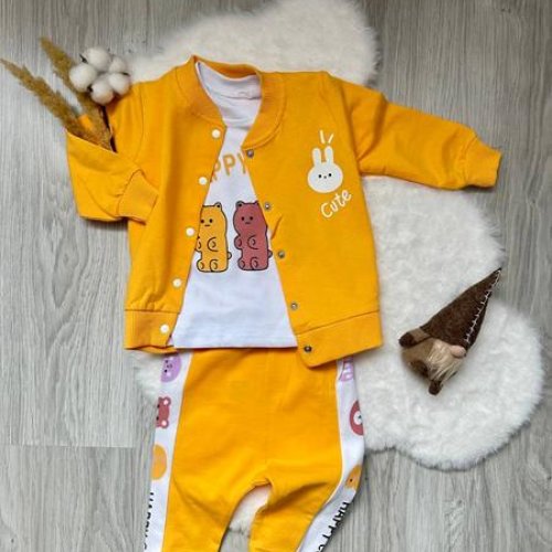 Костюм Emir kids (0.6-1.6) 961 yellow (деми) Emir kids 961 yellow