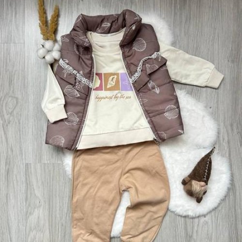 Костюм Emir kids (0.9-2) 973 brown (деми) Emir kids 973 brown