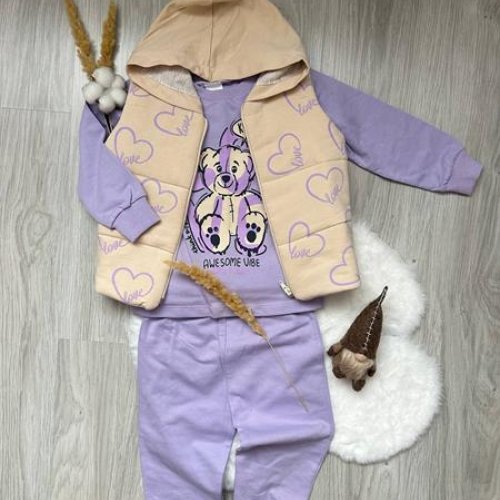 Костюм Emir kids (0.9-2) 977 lilac (деми) Emir kids 977 lilac