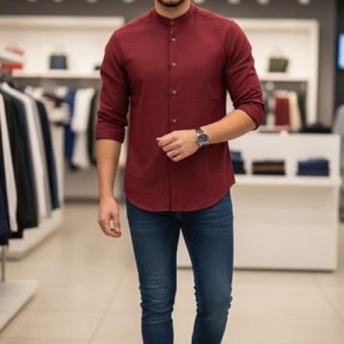 Рубашка Mary Poppins (S-2XL) 7192 wine (деми) Mary Poppins 7192 wine