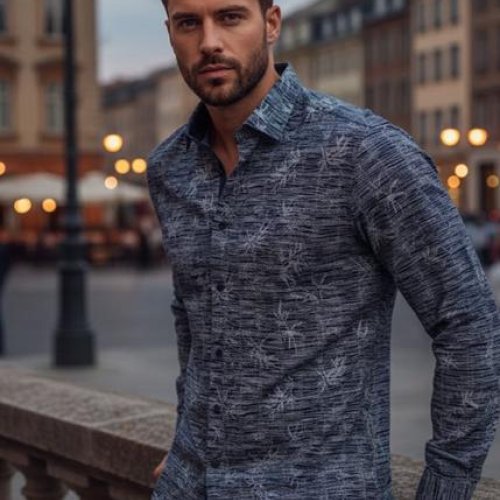 Рубашка Mary Poppins (S-2XL) 7215 navy (деми) Mary Poppins 7215 navy