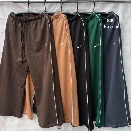 Штаны спорт Shon (54-62) S2581 brown (деми) Shon S2581 brown