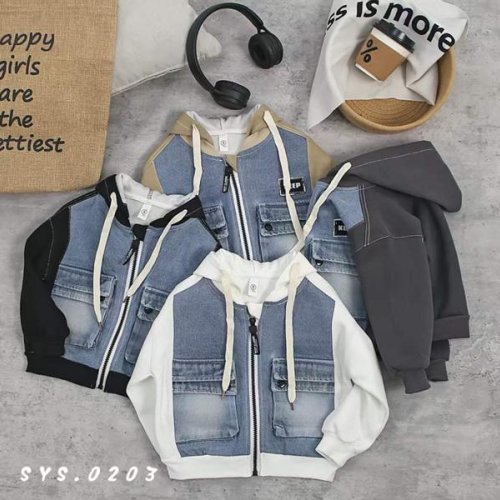 Кофта спорт SunnyTot (1-5) 0203 grey (деми) SunnyTot 0203 grey