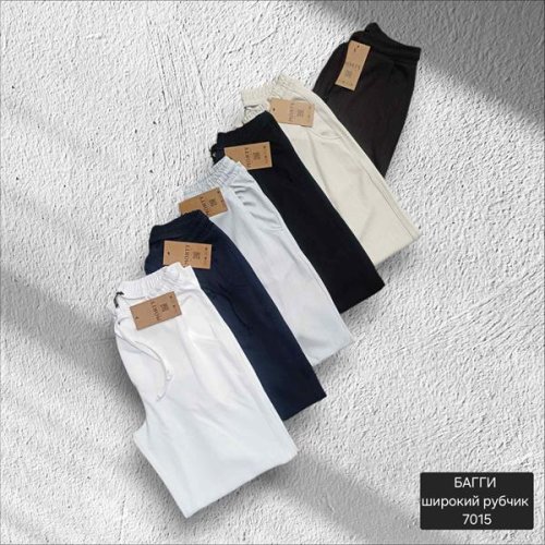 Штаны спорт Moranny (S-2XL) 0715 black (деми) Moranny 0715 black