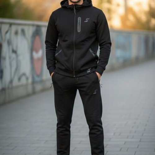 Костюм спорт Moranny (S-2XL) MR621 black (деми) Moranny MR621 black