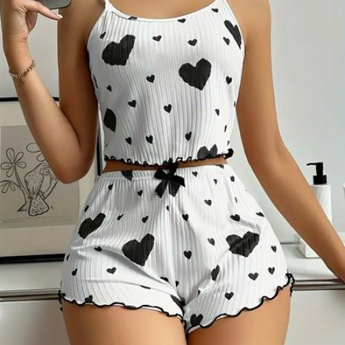 Пижама Fili Wear (50-58) 70300 white-black (лето) Fili Wear 70300 white-black