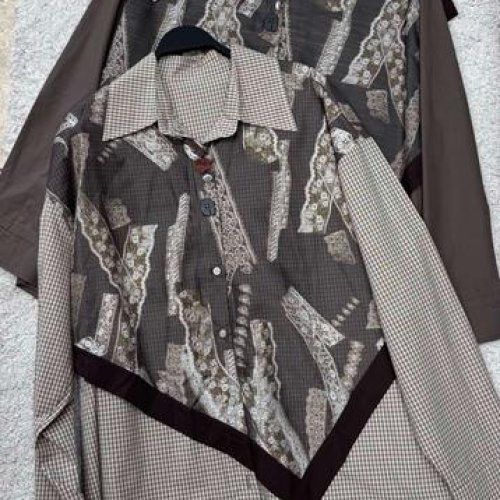 Рубашка DIVO (one size) 7071 brown (деми) DIVO 7071 brown